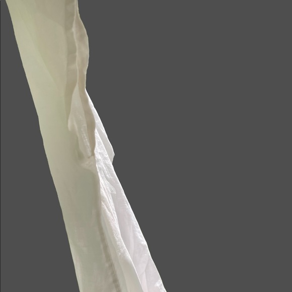 Handmade Gorgeous 100% white LINEN vintage sleeveless top - Picture 7 of 13